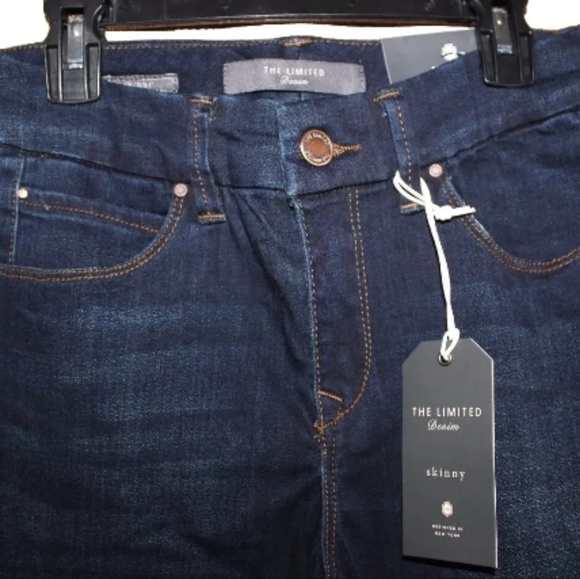 The Limited Premium Denim Stretch Skinny Jeans 6 L High-Waist Cotton/Modal/Rayon - Picture 3 of 6